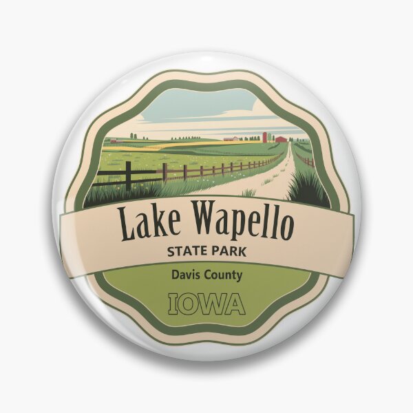 Item preview, Lake Wapello State Park, Davis County, Iowa designed and sold by Wanderful-roads.