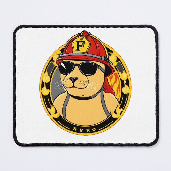 Item preview, Seal firefighter - A True HERO designed and sold by Museum Of Non-Existing Art.