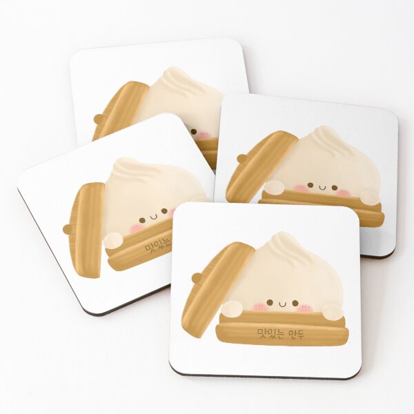 Item preview, Kawaii Korean Mandu in Steamer – Adorable Dumpling Delight designed and sold by Kimchi-style-.