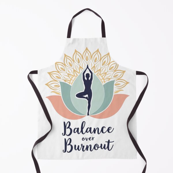 Item preview, Balance Over Burnout – Calm Mind Yoga Meditation Design designed and sold by Madustoks.