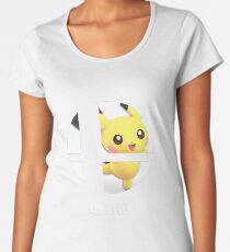SMASH BROS ULTIMATE - 19 PICHU Women's Premium T-Shirt