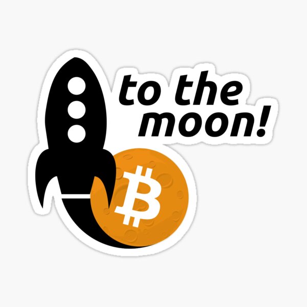 Item preview, Bitcoin to the moon! designed and sold by dsa157.