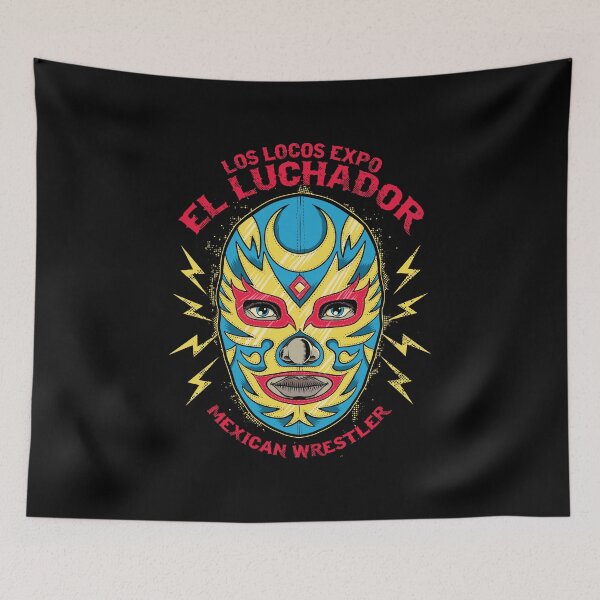 Item preview, El Luchador Mexican Wrestler Mask designed and sold by Oddly-Worn.