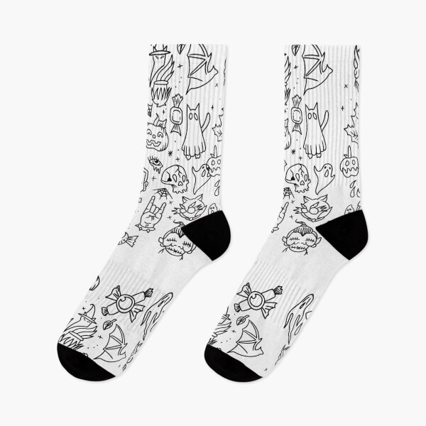 Item preview, Spooky Tattoo Flash  designed and sold by Buntrockstore.