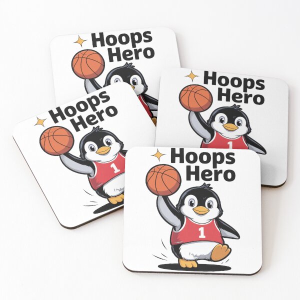Item preview, Hoops Hero Basketball Gym Penguin designed and sold by MonkiFlipp.