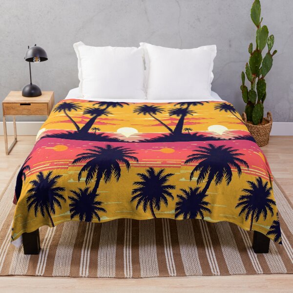 Item preview, Palm Trees and Sunset Illustration Design 4 designed and sold by Domo-Design.