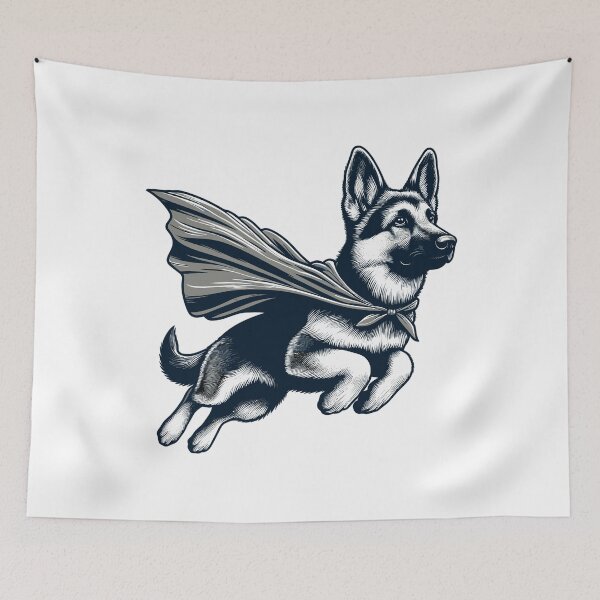 Item preview, Super Dog German Shepherd Cape Gift designed and sold by Pineapple-Tree.