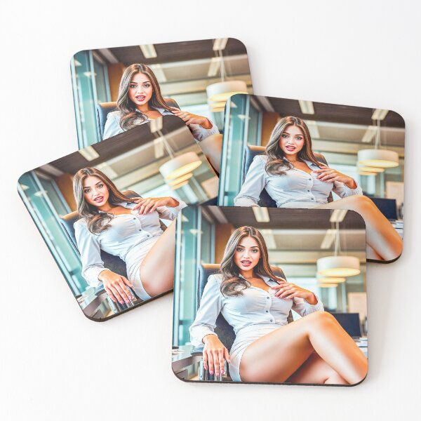 Item preview, Hot secretary sits provocatively in a chair. designed and sold by GermanS.