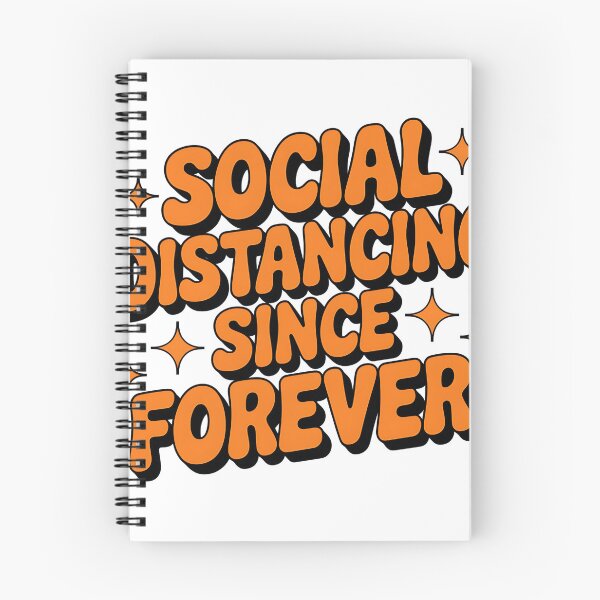 Item preview, Social Distancing Since Forever – Introvert Humor Design designed and sold by Evolved Ape.
