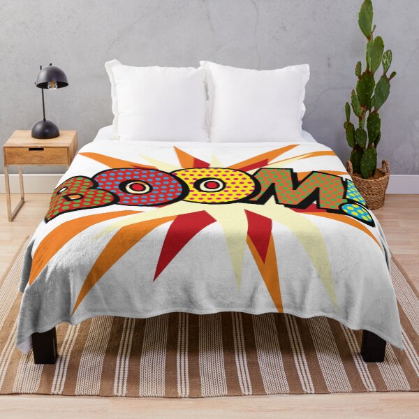 Item preview, BOOM Comic Book Sans Flash Colorful Pop Art Trendy Fun designed and sold by theimagezone.