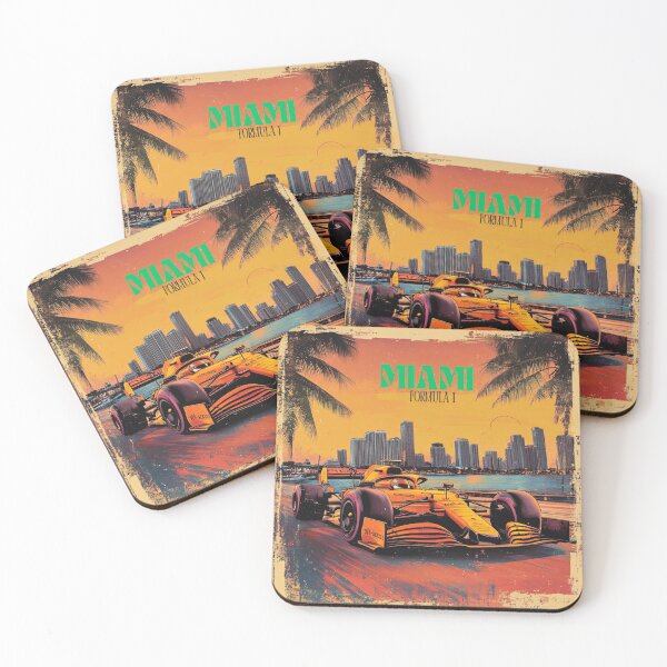 Item preview, McLaren F1 Miami- Sunset Speed designed and sold by Pit Stop Prints.