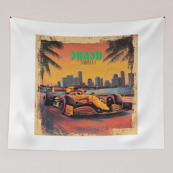 Item preview, McLaren F1 Miami- Sunset Speed designed and sold by Pit Stop Prints.