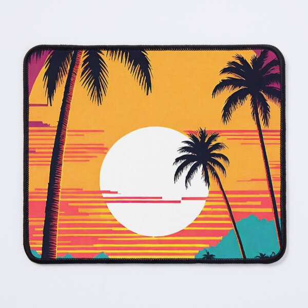 Item preview, Palm Trees and Sunset Illustration Design 6 designed and sold by Domo-Design.