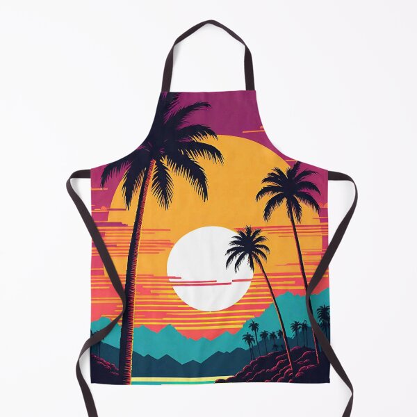 Item preview, Palm Trees and Sunset Illustration Design 6 designed and sold by Domo-Design.