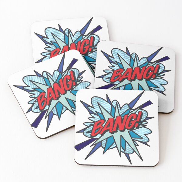 Aperçu de l'œuvre BANG Bande dessinée Pop Art Flash Fun Cool créée et vendue par theimagezone.