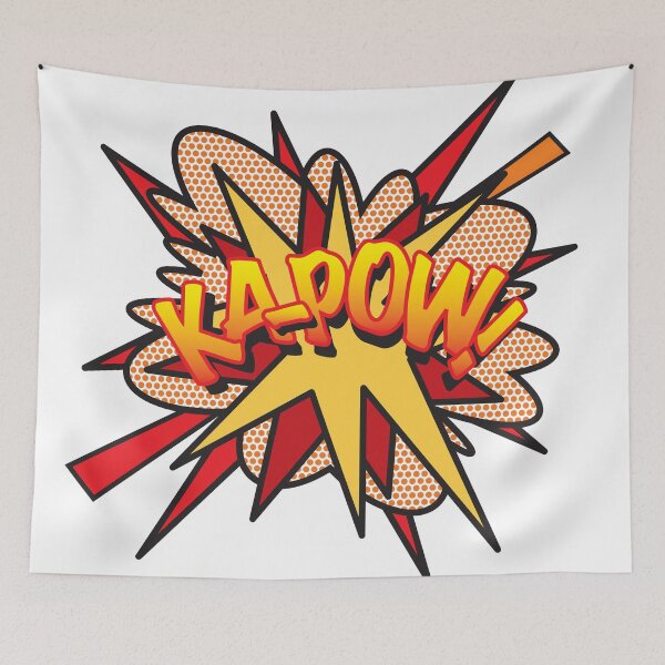 Item preview, Ka-POW Comic Book Pop Art Flash Modern Fun Trendy designed and sold by theimagezone.