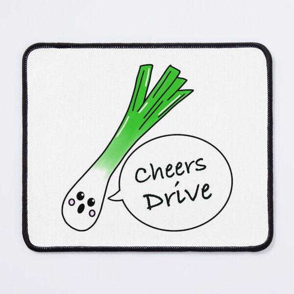 Item preview, Llewelyn the Welsh Leek saying “Cheers Drive” to Taxi or Bus Driver designed and sold by Studio Lisa Jayne.