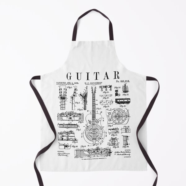 Item preview, Guitar Guitarist Musical Instrument Musician Vintage Patent designed and sold by GrandeDuc.