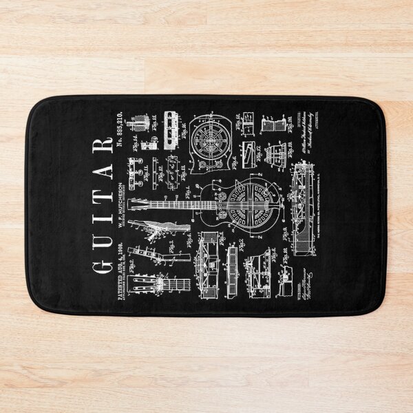 Item preview, Guitar Guitarist Musical Instrument Musician Vintage Patent designed and sold by GrandeDuc.