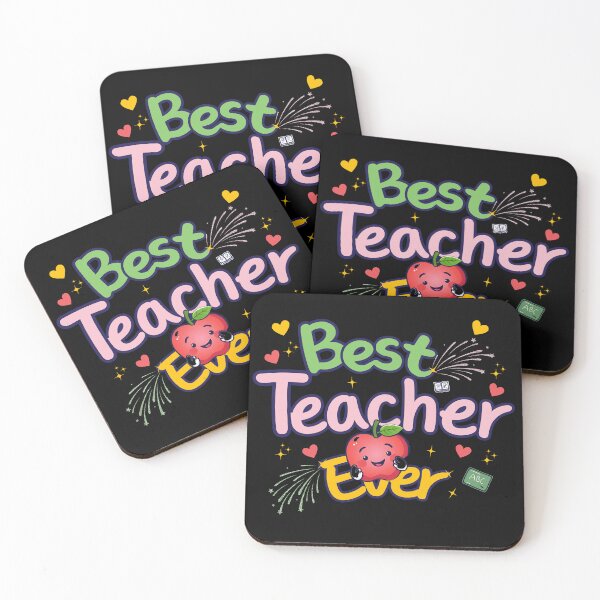 Item preview, Best Teacher Ever: Vibrant & Fun Appreciation designed and sold by MasCorner.