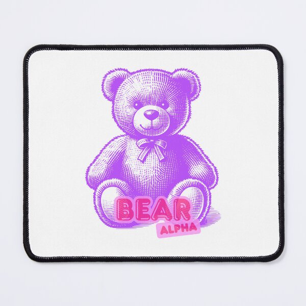 Item preview, Friendly Alpha Bear. designed and sold by Lunaria Arts.