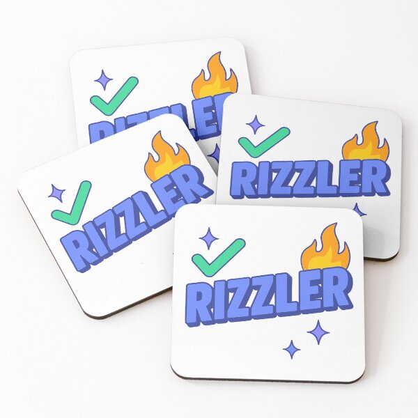 Artikelvorschau, Von Rizzler genehmigt – Auffälliges Rizz-Meme-Design mit Feuer-Emoji entworfen und verkauft von Hydravisions.