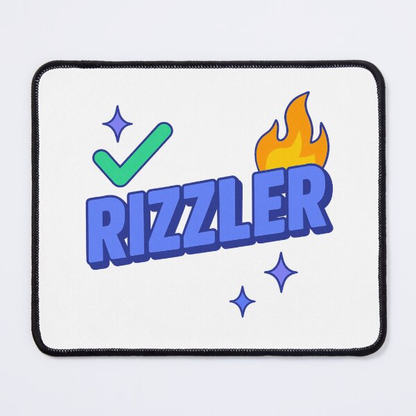 Item preview, Rizzler Approved – Bold Rizz Meme Design with Fire Emoji designed and sold by Hydravisions.