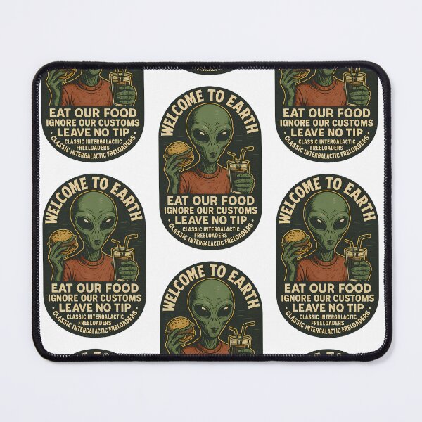 Item preview, Welcome to Earth – Classic Intergalactic Freeloader designed and sold by Legacy-Canvas.