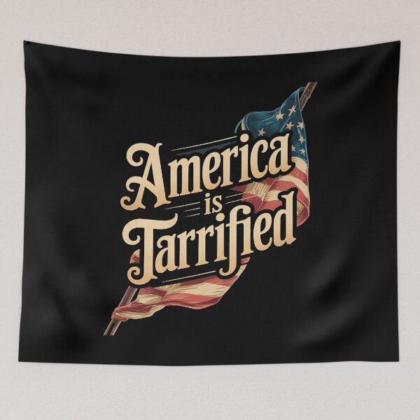Item preview, America is tarrified - Tarrified designed and sold by JansenGS.