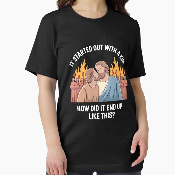 Item preview, It Started Out With A Kiss How Did It End Up Like This Jesus designed and sold by alydesignsai.