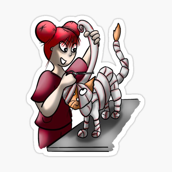 Item preview, Veterinary auxiliary kitten dressing designed and sold by Griffoirprchat.