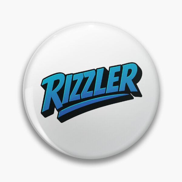Item preview, Rizzler – Clean Blue Rizz Text Logo | Trendy Slang Design designed and sold by Hydravisions.