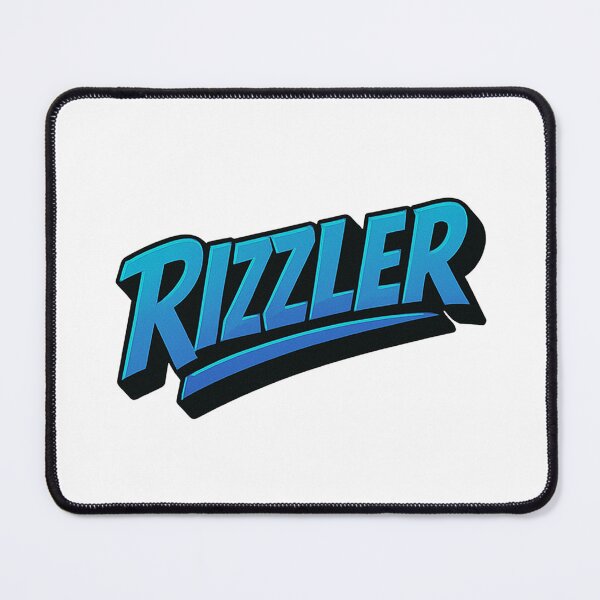 Item preview, Rizzler – Clean Blue Rizz Text Logo | Trendy Slang Design designed and sold by Hydravisions.