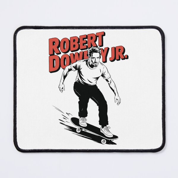 Item preview, ROBERT DOWNEY JR on a skateboard designed and sold by GGZebra.