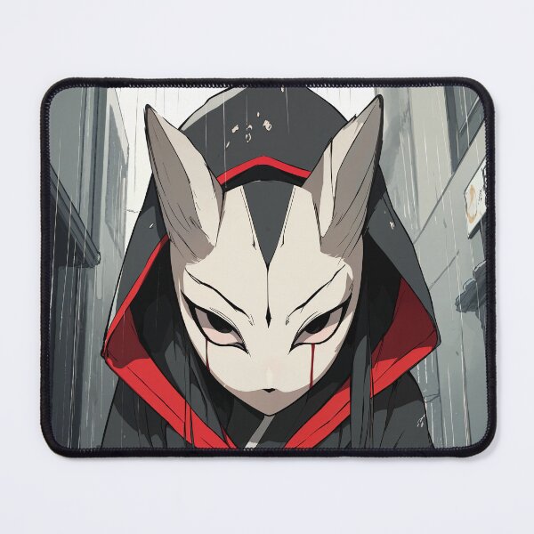 Item preview, Kitsune in the Rain – The Shadowed Vigil designed and sold by SuperNovaDesigns.