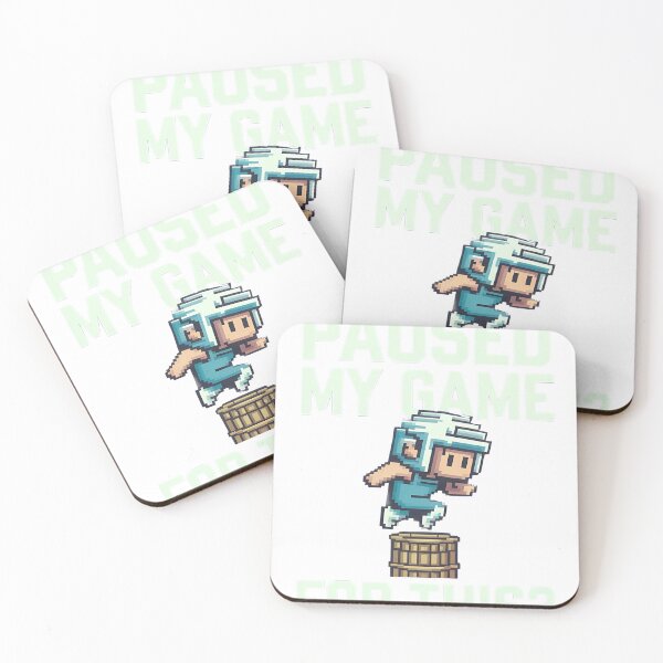 Item preview, I Paused My Game for This – Funny Gamer Quote designed and sold by Evolved Ape.