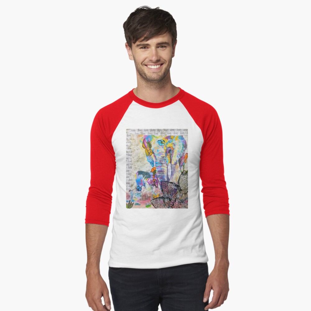Item preview, Baseball ¾ Sleeve T-Shirt designed and sold by Ladyinthemitten.