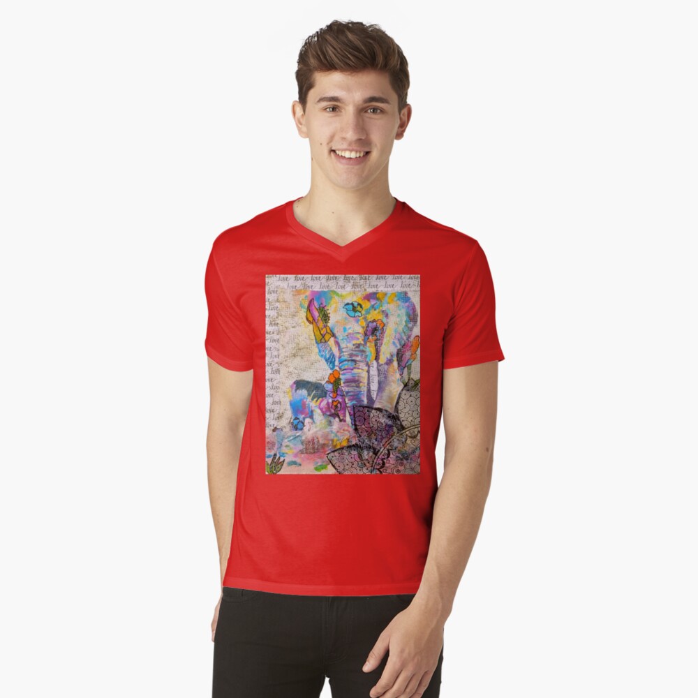 Item preview, V-Neck T-Shirt designed and sold by Ladyinthemitten.