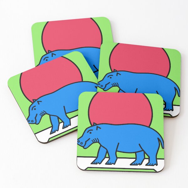 Item preview, hieroglyph pharaoh Hippopotamus designed and sold by GhoneamArt.