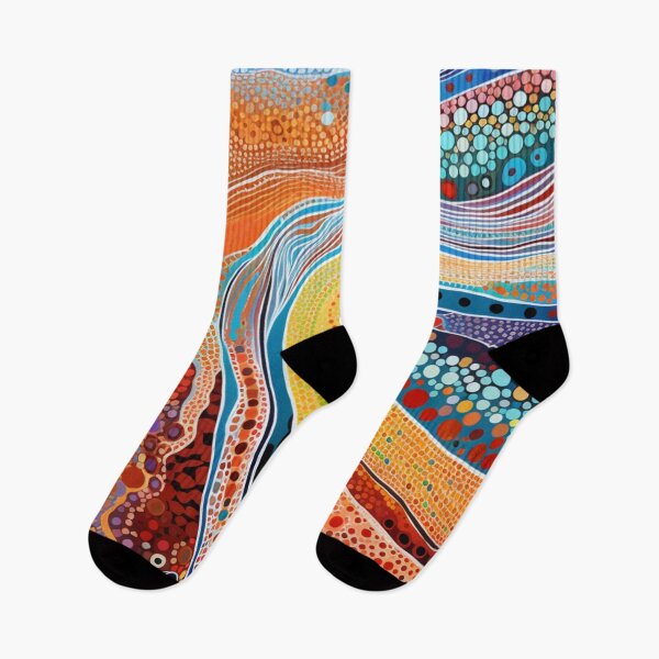 Item preview, Aboriginal Inspired Dot Art - Mining Deposit designed and sold by GrinGalore.