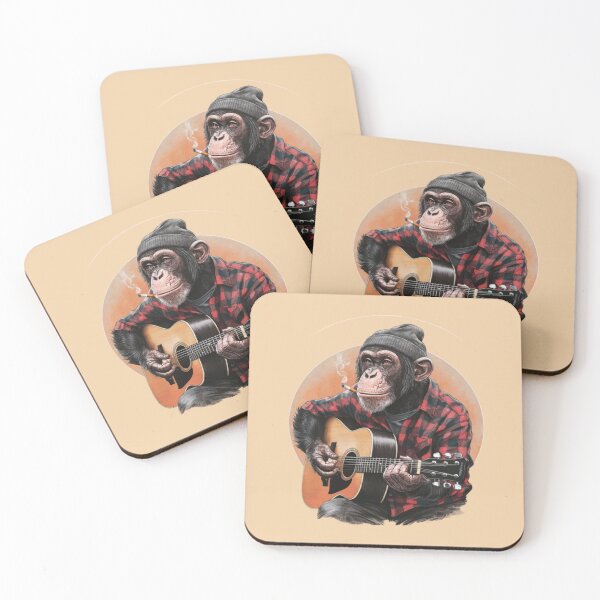 Item preview, Guitarist Monkey designed and sold by Aise06.