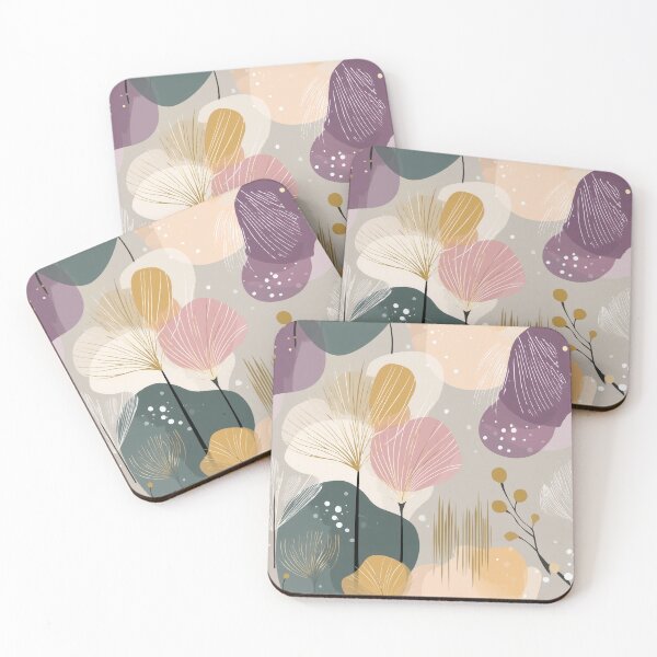 Item preview, Dreamlike Botanical Drift – Soft Abstract Leaves in Warm Neutrals designed and sold by Moisky Patterns.