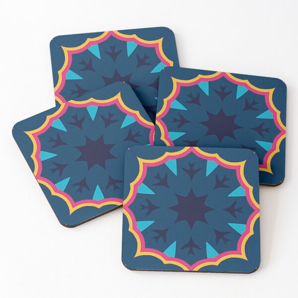 Item preview, Orange-Trimmed Star Medallion designed and sold by Zilpa’s Prints.