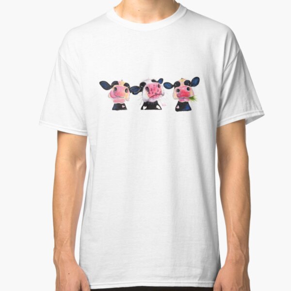 CoW PRiNT ' THe NoSeY CoWS ' by Shirley MacArthur Classic T-Shirt
