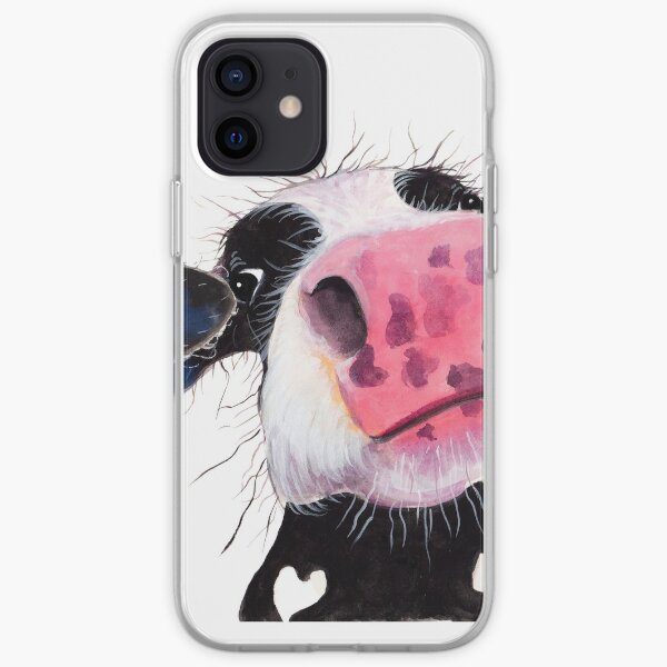 CoW PRiNT ' THe NoSeY CoWS ' by Shirley MacArthur iPhone Soft Case