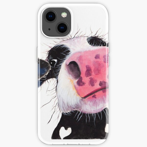 CoW PRiNT ' THe NoSeY CoWS ' by Shirley MacArthur iPhone Soft Case