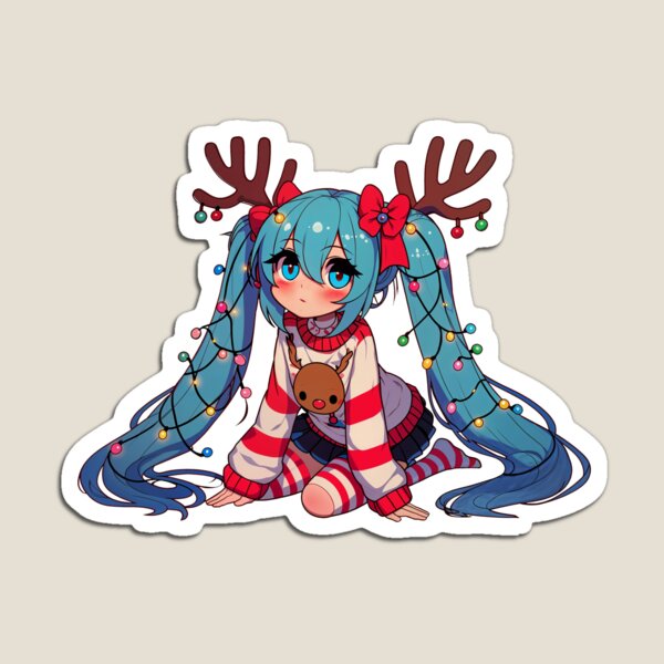 Item preview, Christmas Hatsune Miku designed and sold by PiggyWonka.