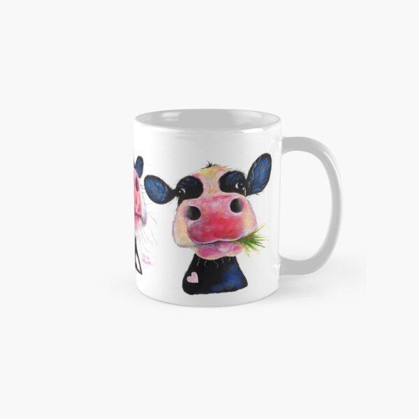 CoW PRiNT ' THe NoSeY CoWS ' by Shirley MacArthur Classic Mug