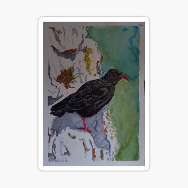 Artikel-Vorschau von Corvid Serie [03] Alpenkrähe, designt und verkauft von digifox.