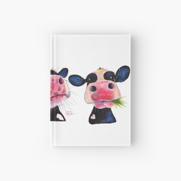 CoW PRiNT ' THe NoSeY CoWS ' by Shirley MacArthur Hardcover Journal
